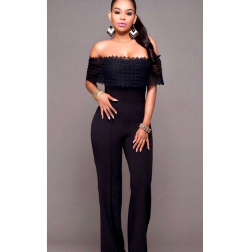 Off The Shoulder Jumpsuit
